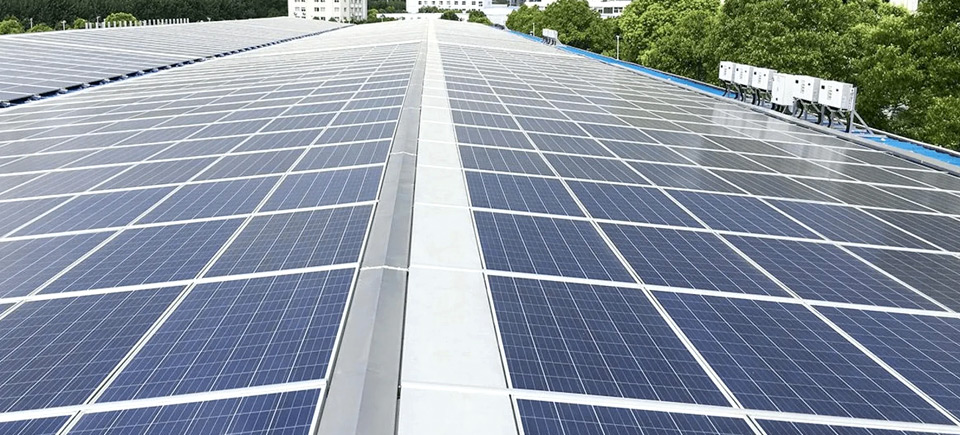 Fotovoltaïsch energiesysteem op zonne-energie